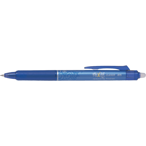 Frixion Point Clicker Pen, Blue, 0.5 mm, Retractable Consource