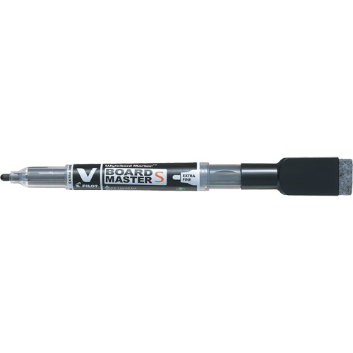 Vboard Master S White Board Marker with Eraser, Blue, Fine Tip Consource