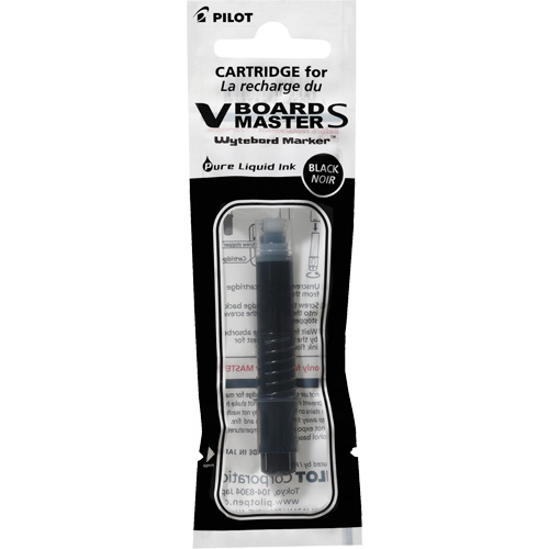 Vboard Master S Slim White Board Marker Refill, Black Consource