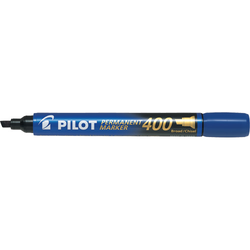 Marqueur permanent 400, Bleu, Pointe Ciseau Consource