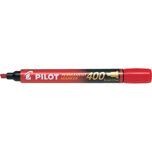 Marqueur permanent 400, Rouge, Pointe Ciseau Consource