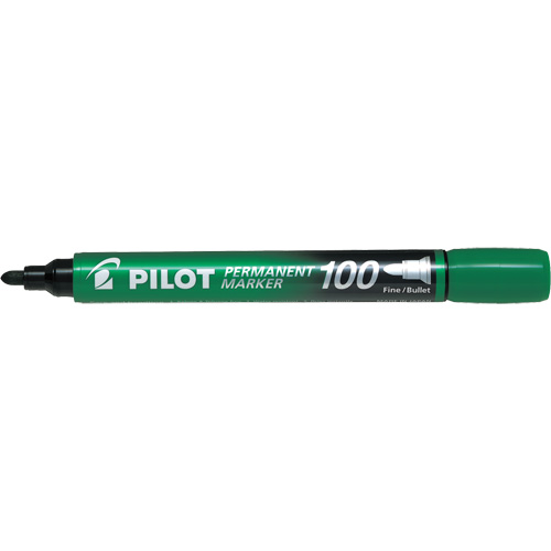 Series 100 Permanent Marker, Green, Bullet Tip Consource