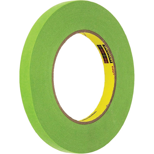 Scotch&reg; Performance Masking Tape 233+, 12 mm (1/2") x 55 m (180'), Green Consource