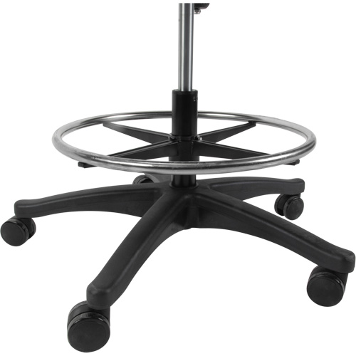 Mesh Work Stool, Mobile, Adjustable Height, 450 lbs. Capacity Consource