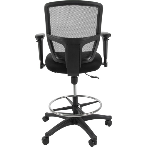 Mesh Work Stool, Mobile, Adjustable Height, 450 lbs. Capacity Consource