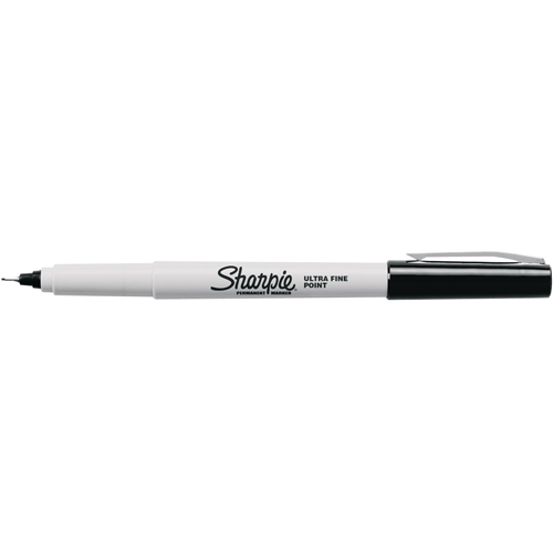 Marqueur Pro Industrial, Noir, Pointe Ultra fin Consource