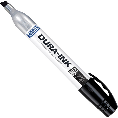 Dura-Ink&reg; Markers - #25 Felt-Tip, Black, Chisel Tip Consource