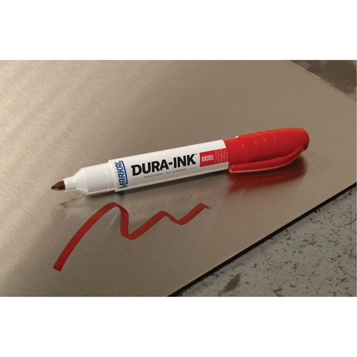 Dura-Ink&reg; Marker #55, Red, Chisel Tip Consource