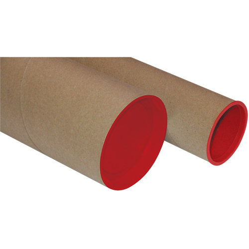 Plug-Seal Mailing Tubes, Round, 3" W x 25" L Consource