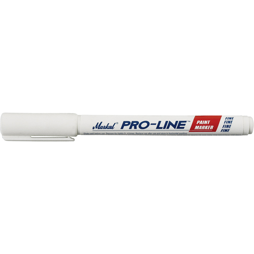 Marqueurs &agrave; peinture fins Pro-Line, Liquide, Blanc Consource