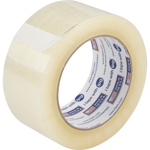 Box Sealing Tape, Acrylic Adhesive, 2 mils, 48 mm (1-22/25") x 99.97 m (328') Consource