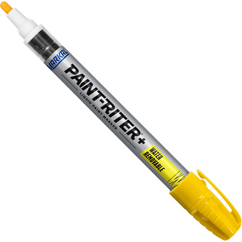 Marqueur &agrave; la peinture nettoyable &agrave; l'eau Paint-Riter+, Liquide, Jaune Consource