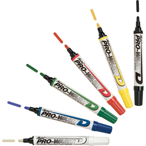 Paint-Riter&reg;+ Water Removable Paint Marker, Liquid, Red Consource