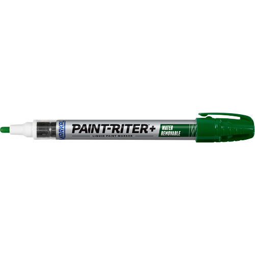Paint-Riter&reg;+ Water Removable Paint Marker, Liquid, Green Consource