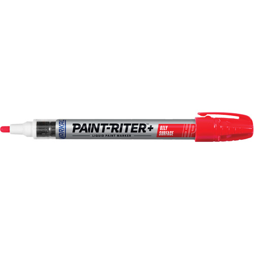 Marqueur pour surfaces huileuses Paint-Riter +, Liquide, Rouge Consource