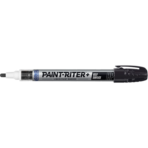 Marqueur pour surfaces huileuses Paint-Riter +, Liquide, Noir Consource