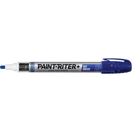 Paint-Riter&reg; + Oily Surface Marker, Liquid, Blue Consource