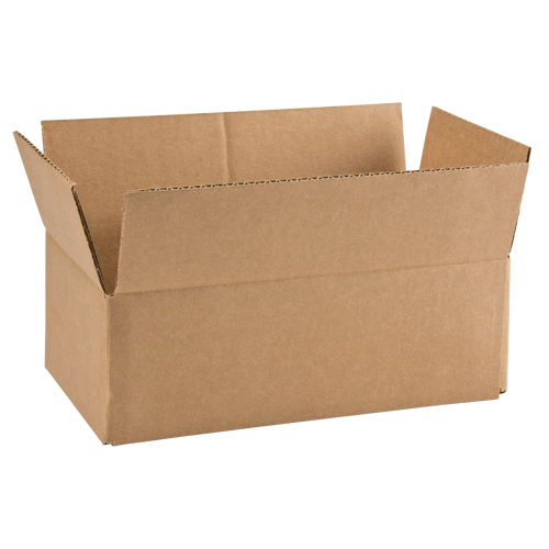 Boîte en carton ondul&eacute;, 12" lo x 6" la x 4" h, ondulations C Consource