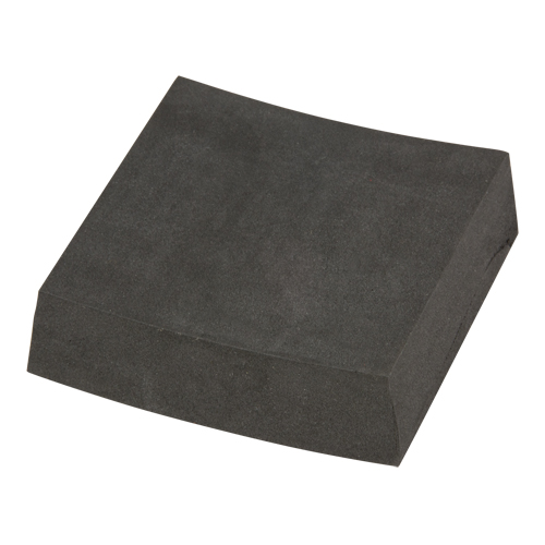 Black Neoprene Foam, 1" Thick, 3" L x 3" W Consource