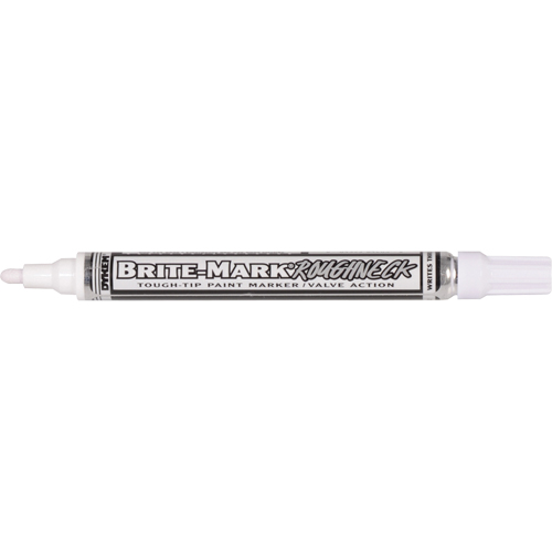 Marqueur RoughNeck Brite-Mark, Liquide, Blanc Consource