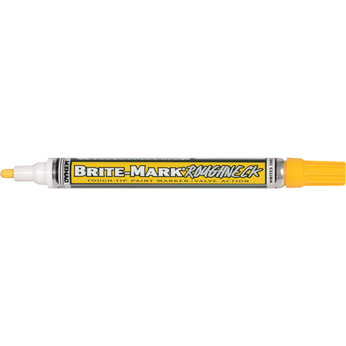 Marqueur RoughNeck Brite-Mark, Liquide, Jaune Consource