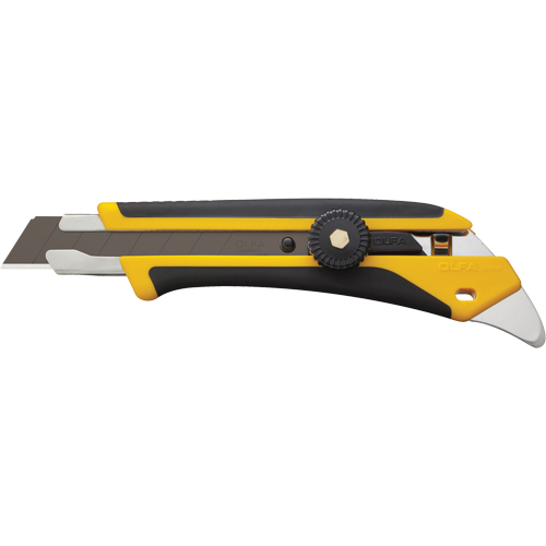 Couteau utilitaire robuste avec verrou &agrave; loquet, 18 mm Consource