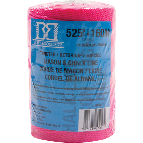 Mason/Chalk Line Rope, 525', Nylon Consource