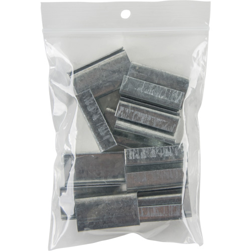 Sacs en poly, Refermable, 4" x 3", 4 mils Consource