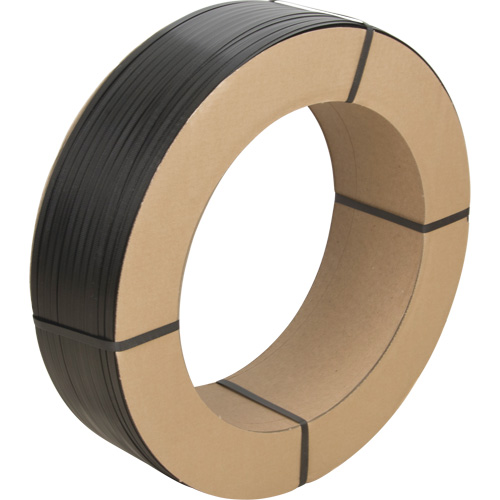 Feuillard, Polypropyl&egrave;ne, 1/2" la x 5600' lo, Noir, Calibre Manuel Consource