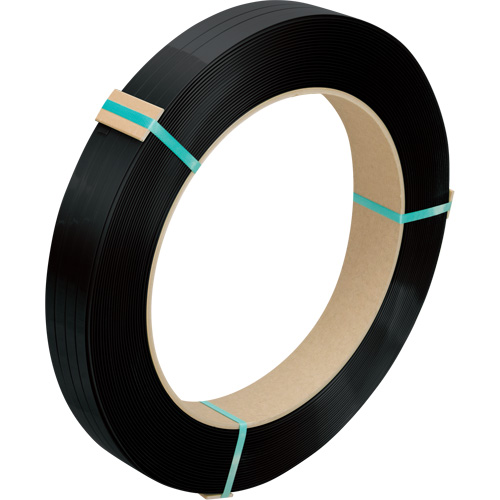 Strapping, Polyester, 1/2" W x 2756' L, Black, Manual Grade Consource
