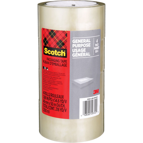 Ruban d'emballage pour l'exp&eacute;dition Scotch 175G, 48 mm (2") x 50 m (164') Consource