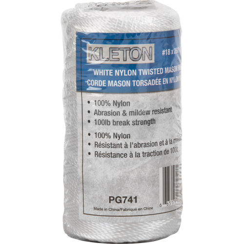 #18 Twisted Mason Rope, Nylon, 260' Consource