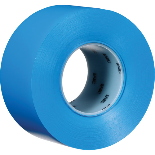 Durable Floor Marking Tape 971, 3" x 108', Vinyl, Blue Consource