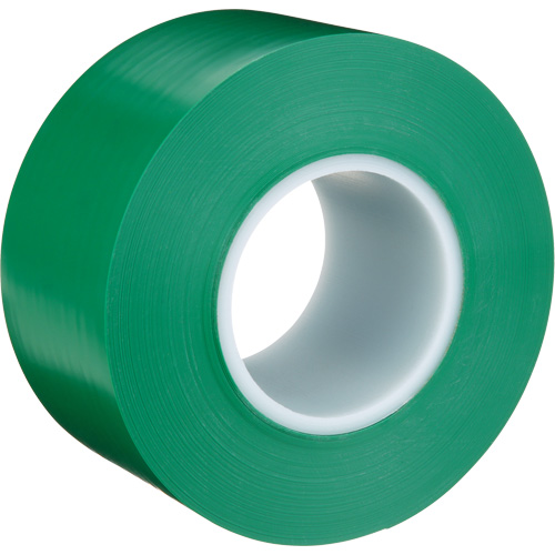 Durable Floor Marking Tape 971, 3" x 108', Vinyl, Green Consource
