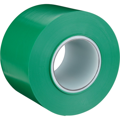 Ruban de marquage de planchers durable 971, 4" x 108', Vinyle, Vert Consource