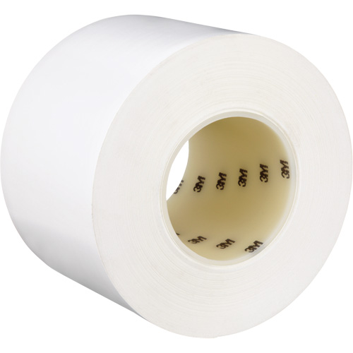 Ruban de marquage de planchers durable 971, 4" x 108', Vinyle, Blanc Consource