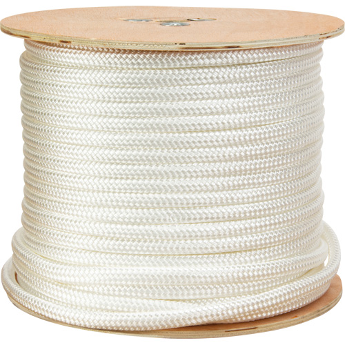 Corde blanche tress&eacute;e, Nylon, 250' Consource