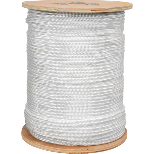 Corde blanche tress&eacute;e, Nylon, 250' Consource