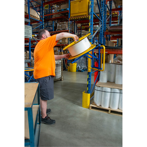 Strapping Dispenser, Polyester/Steel/Polypropylene Straps, 16"/8" Core Dia., 3"/8"/6" Roll Width Consource