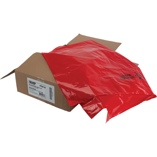 Waste Bags, Bio-Hazard, 50" L x 37" W, 2 mils Consource
