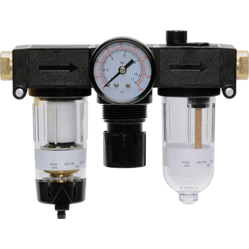 Filtre, d&eacute;tendeur & lubrificateur Modulair 200, 1/4" NPTF Consource