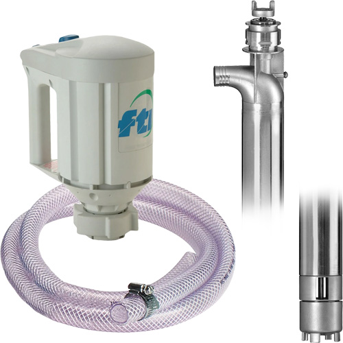 PFS-40 Drum Pump Kit with M3V Motor, Stainless Steel Consource