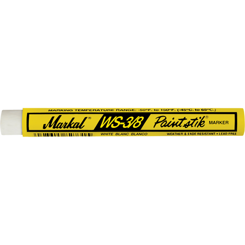 WS-3/8 Paintstik&reg; Paint Marker, Solid Stick, White Consource