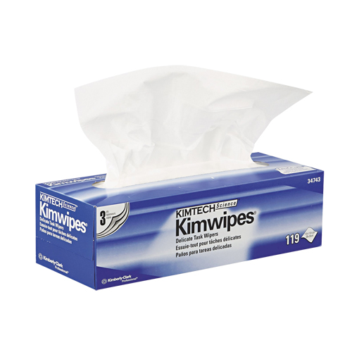 Serviette pour les travaux d&eacute;licats Kimwipes de Kimtech Science, Sp&eacute;cialis&eacute;, 12" lo x 12" la Consource