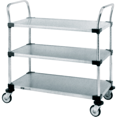 Chariots utilitaires pour service r&eacute;gulier, 2 Tiers, 18" la x 39" h x 36" p, Capacit&eacute; 500 lb Consource