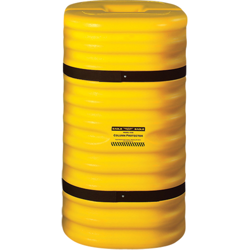 Protecteur de colonne, Ouverture int&eacute;rieure 10" x 10"/10" x 10", 24" lo x 24" la x 42" h, Jaune Consource