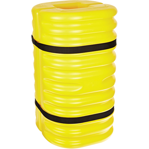 Protecteur de colonne, Ouverture int&eacute;rieure 10" x 10"/10" x 10", 24" lo x 24" la x 42" h, Jaune Consource