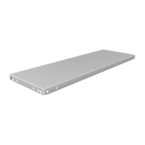 Slotted Angle Shelf, Galvanized Steel, 48" W x 12" D Consource