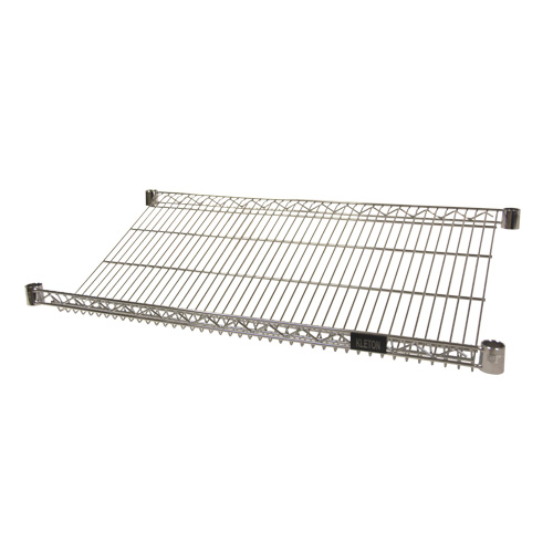 Tablette inclin&eacute;e en treillis m&eacute;tallique, 18" la x 36" p, Capacit&eacute; de 400 lb Consource