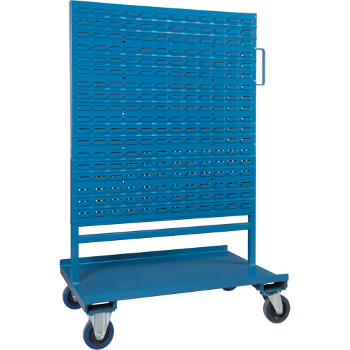 Bin/Pegboard Combo Rack, Double-sided, 38" W x 24-1/2" D x 55" H Consource